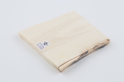 White mammoth ivory segment