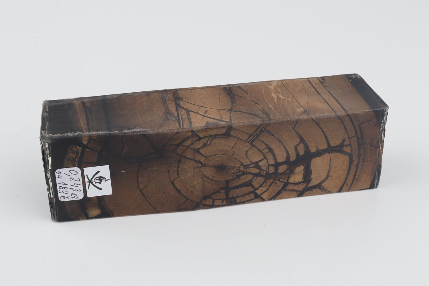 Stabilized mammoth ivory block