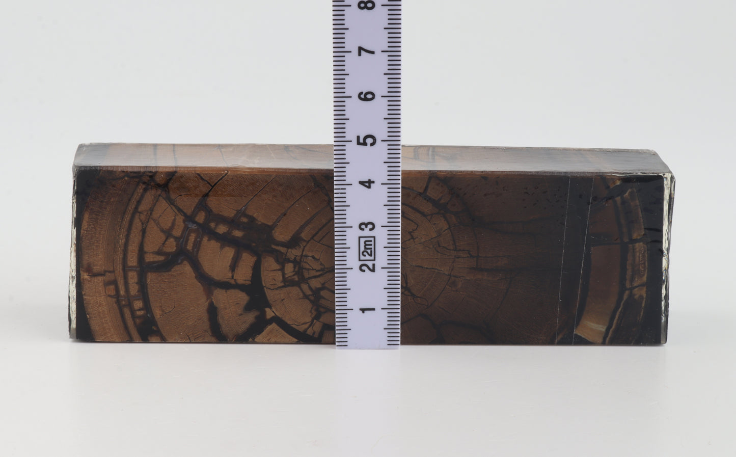 Stabilized mammoth ivory block