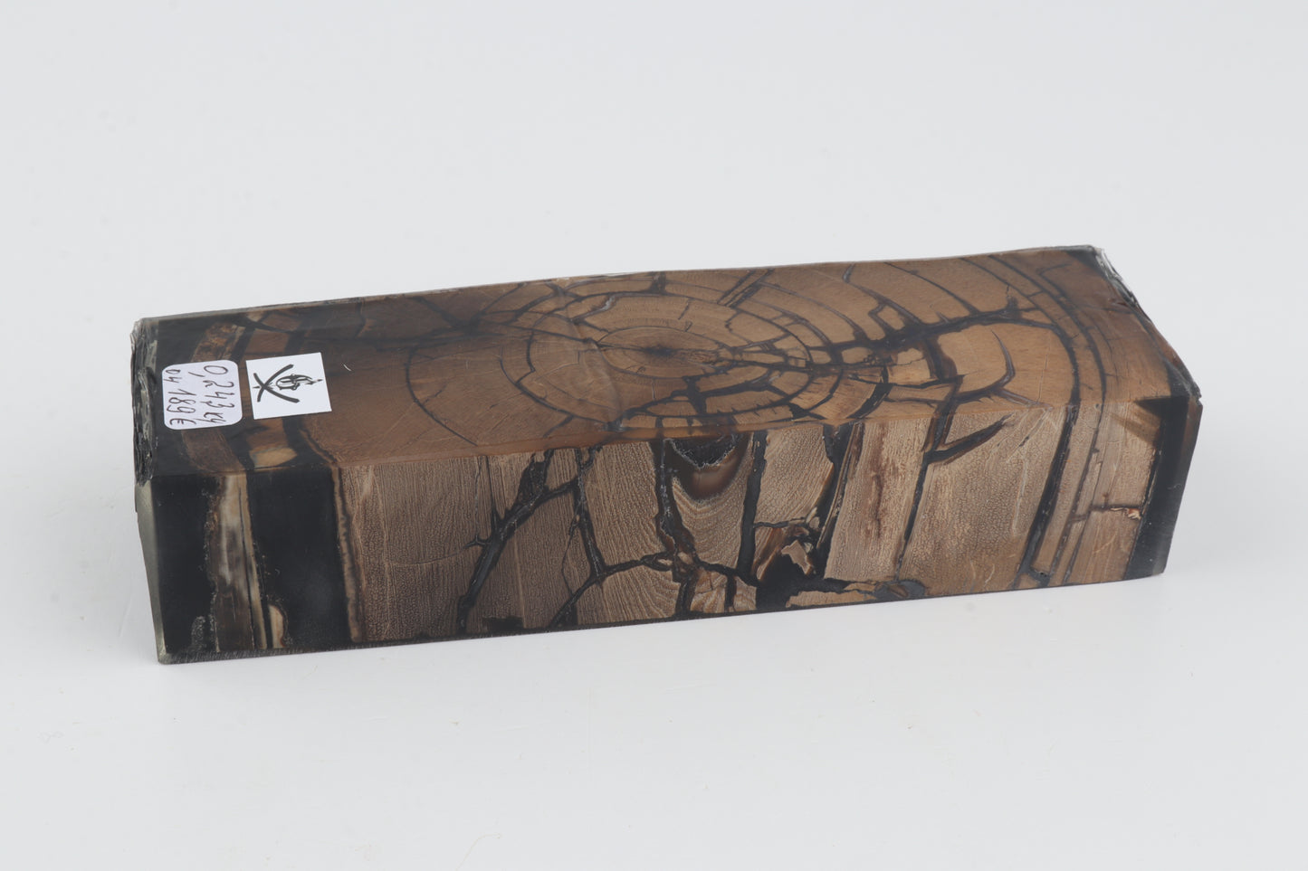 Stabilized mammoth ivory block