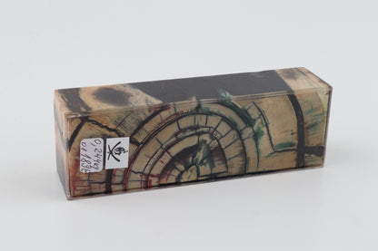 Stabilised mammoth ivory block