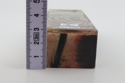 Stabilised mammoth ivory block