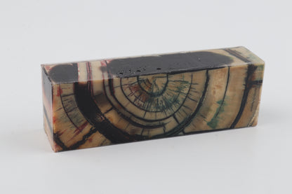 Stabilised mammoth ivory block