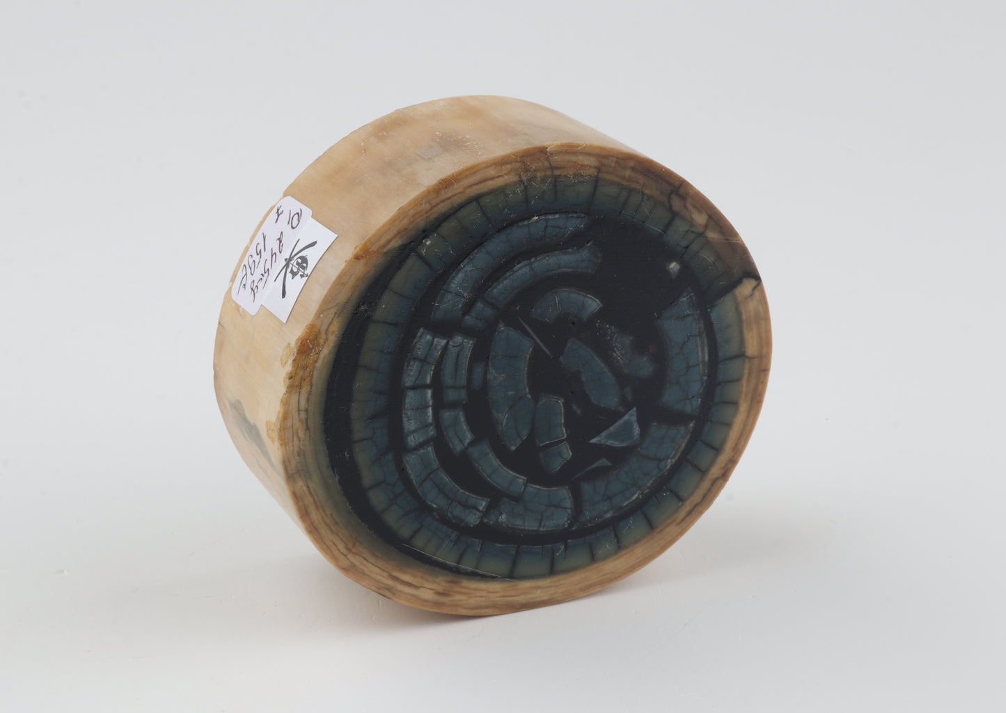 Stabilized mammoth ivory piece