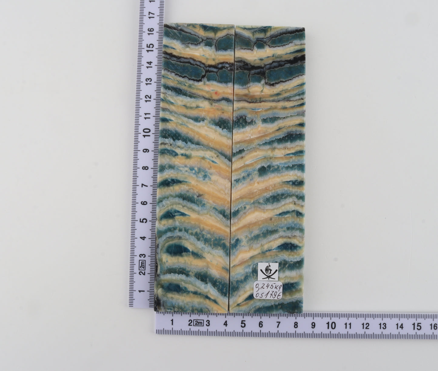 Stabilised mammoth molar scales