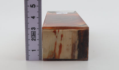 Stabilized mammoth ivory block