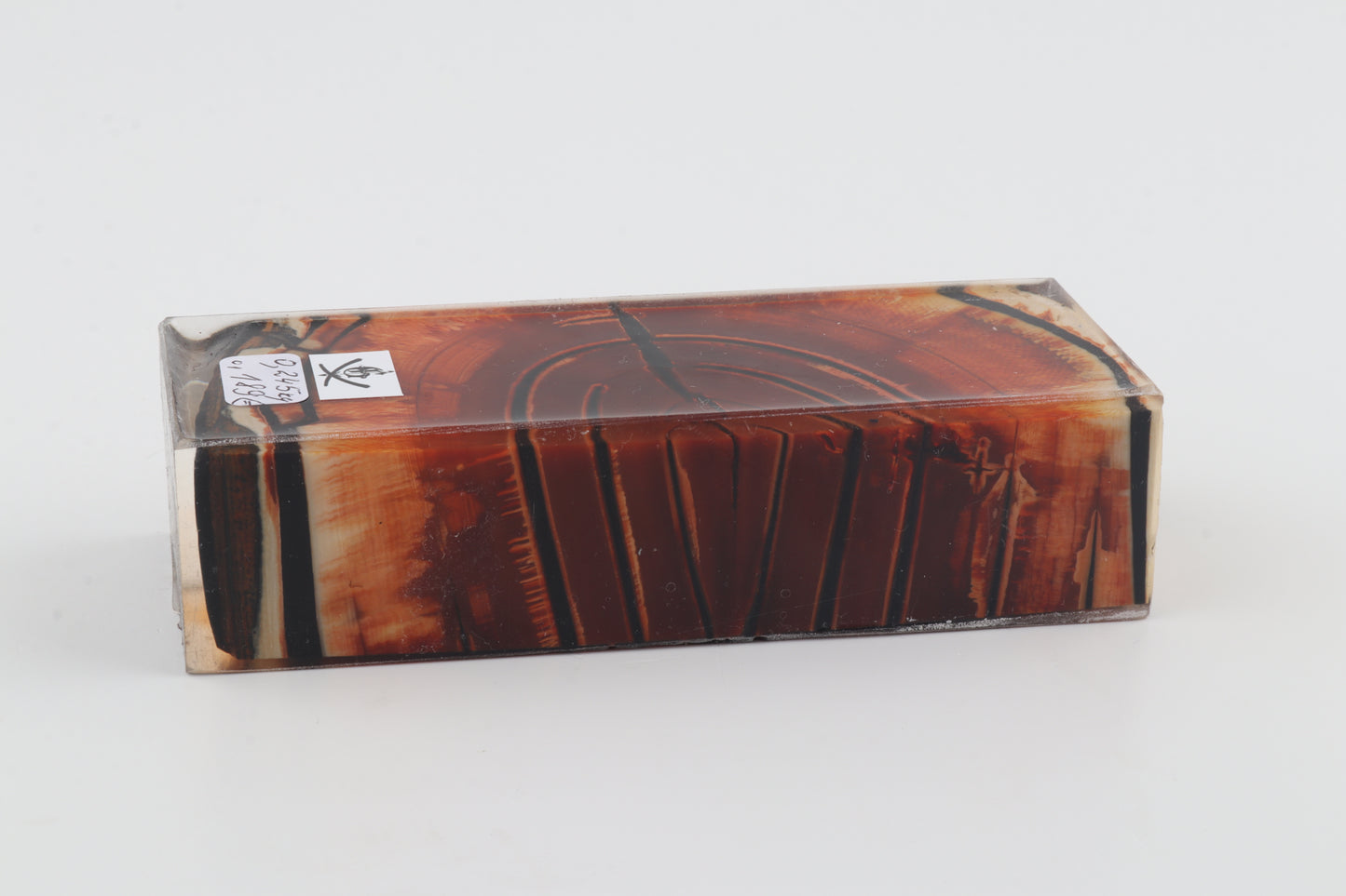 Stabilized mammoth ivory block