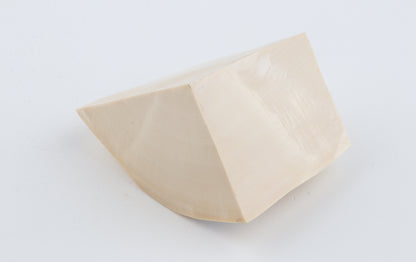 White mammoth ivory piece