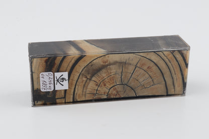 Stabilised mammoth ivory block