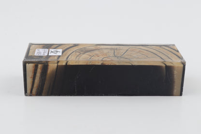 Stabilised mammoth ivory block