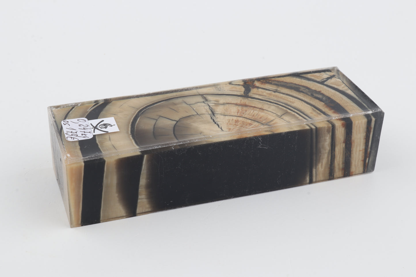 Stabilized mammoth ivory block