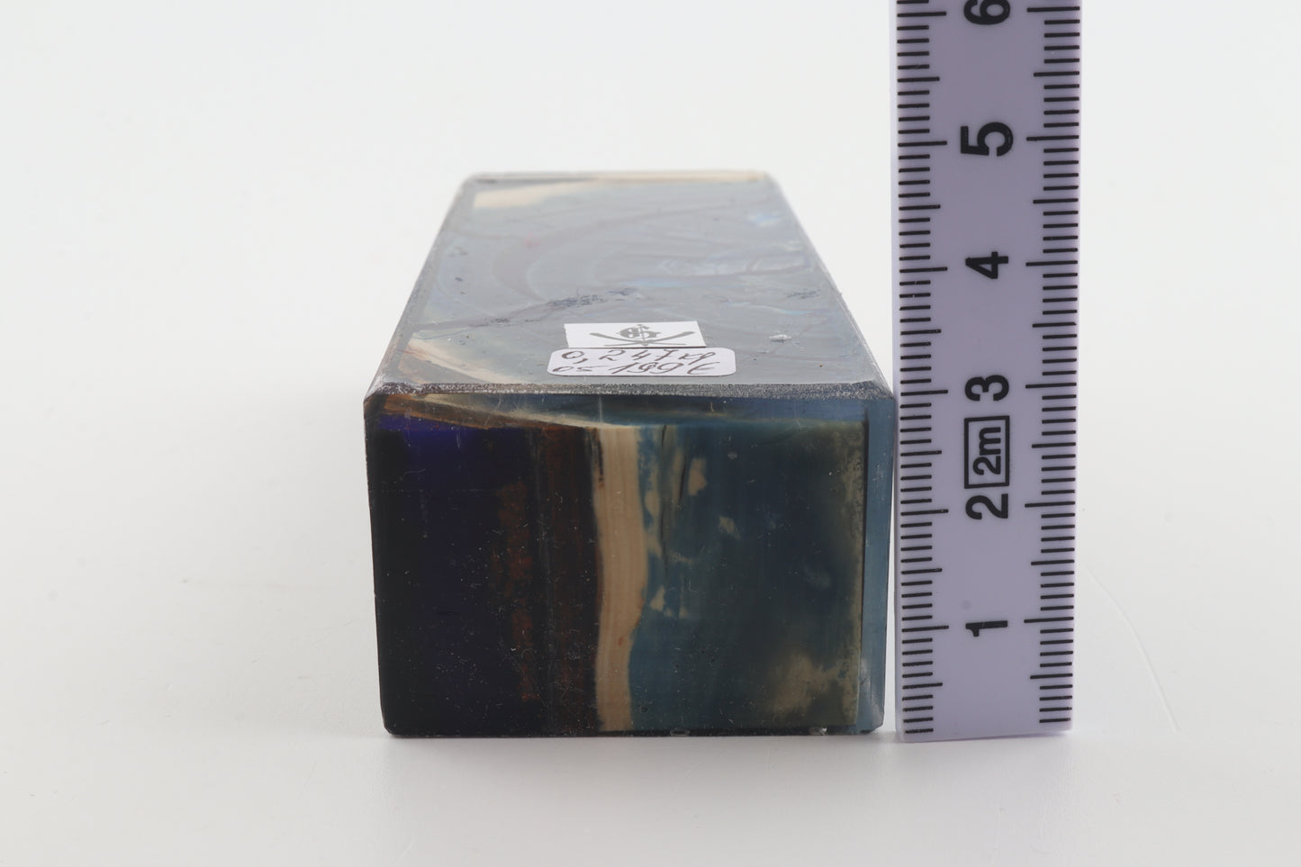 Stabilised mammoth ivory block