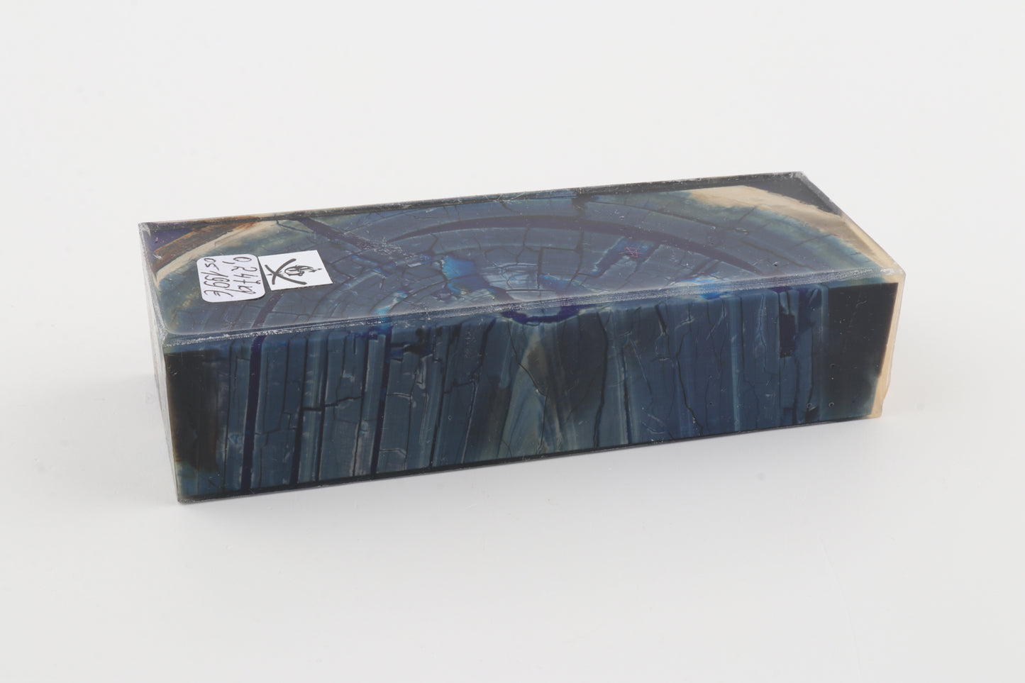 Stabilised mammoth ivory block