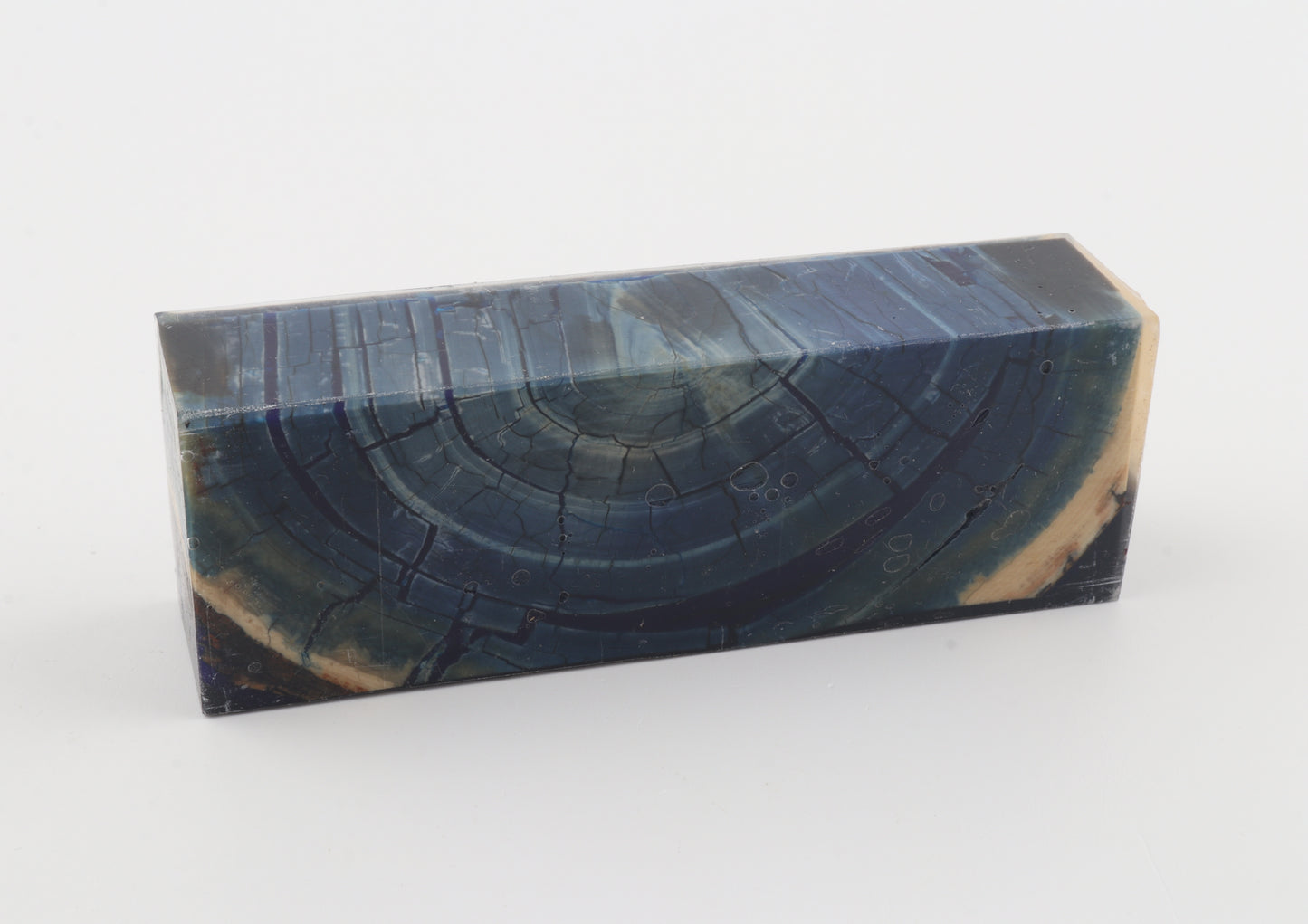 Stabilised mammoth ivory block