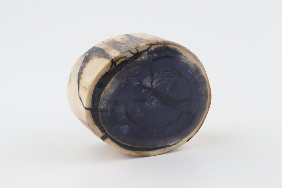 Stabilized mammoth ivory block