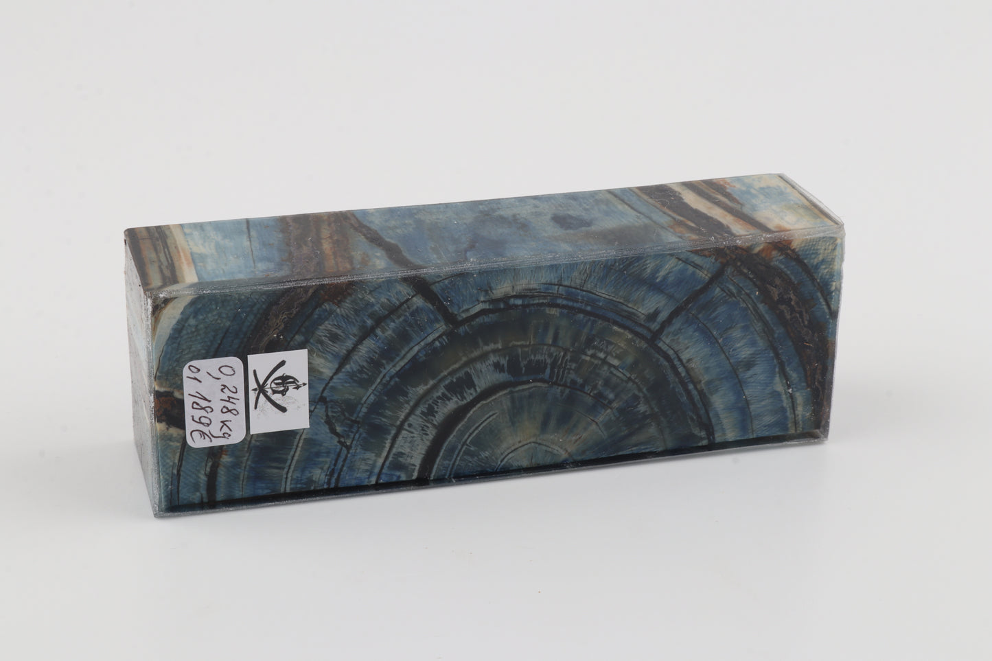 Stabilized mammoth ivory block