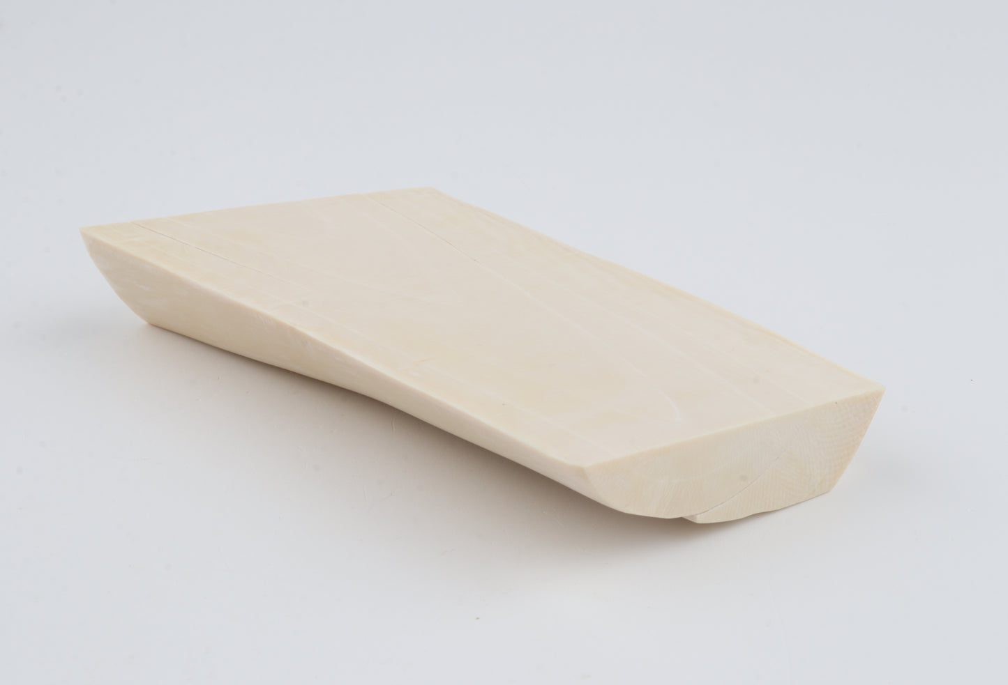 White mammoth ivory segment