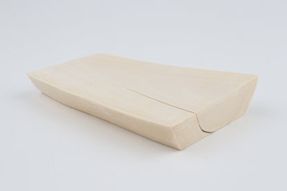 White mammoth ivory segment