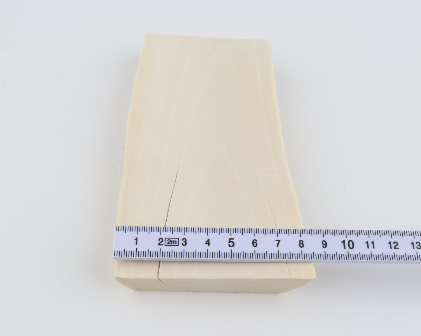 White mammoth ivory segment