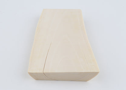 White mammoth ivory segment