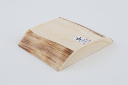 White mammoth ivory segment