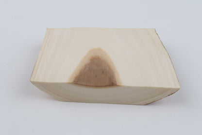 White mammoth ivory segment