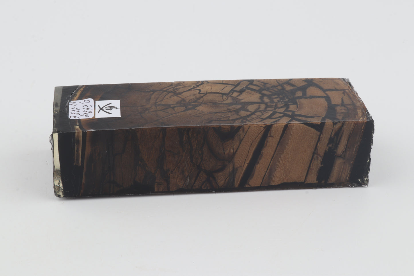 Stabilized mammoth ivory block