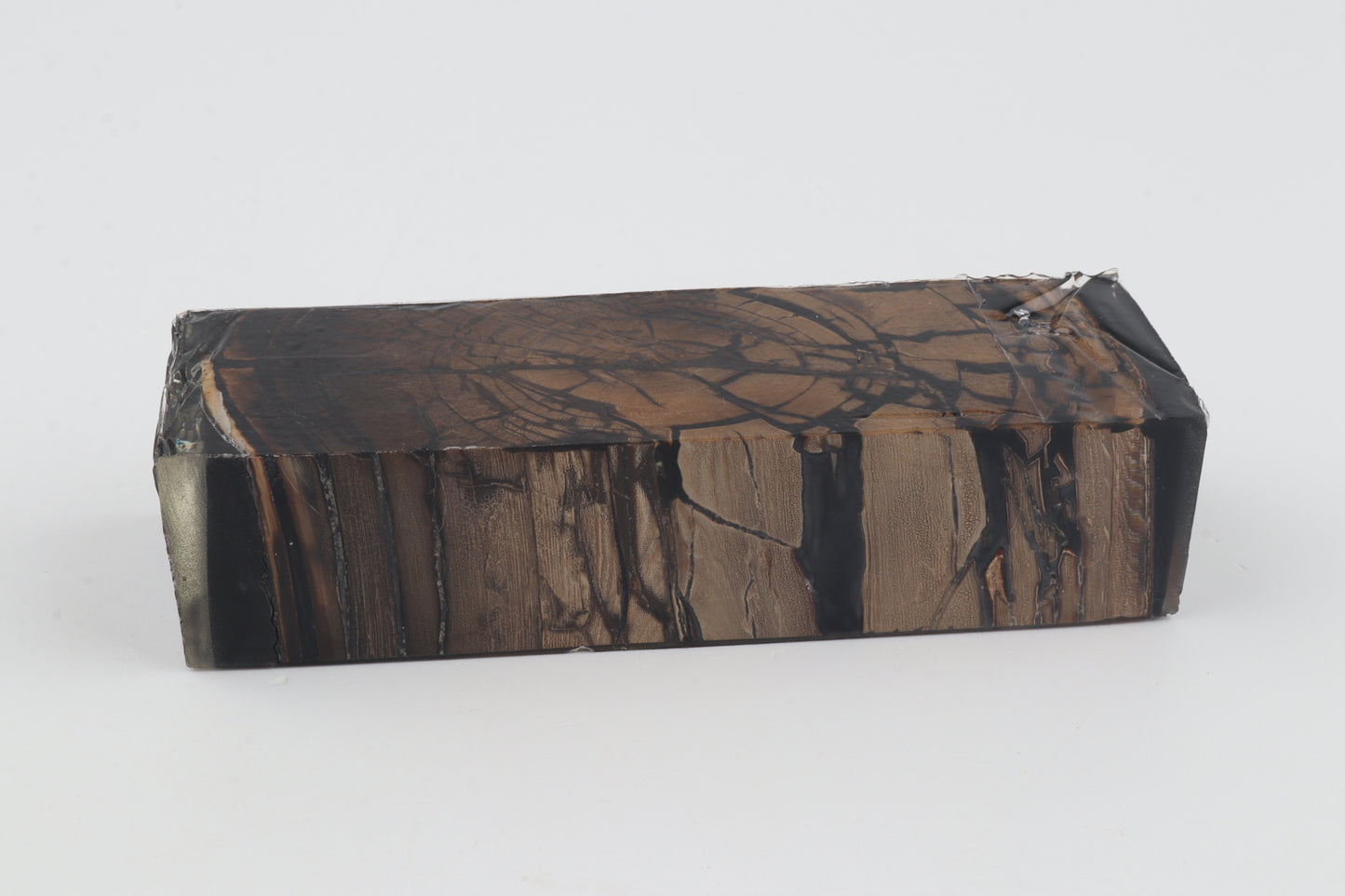 Stabilized mammoth ivory block