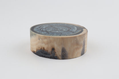 Stabilized mammoth ivory block