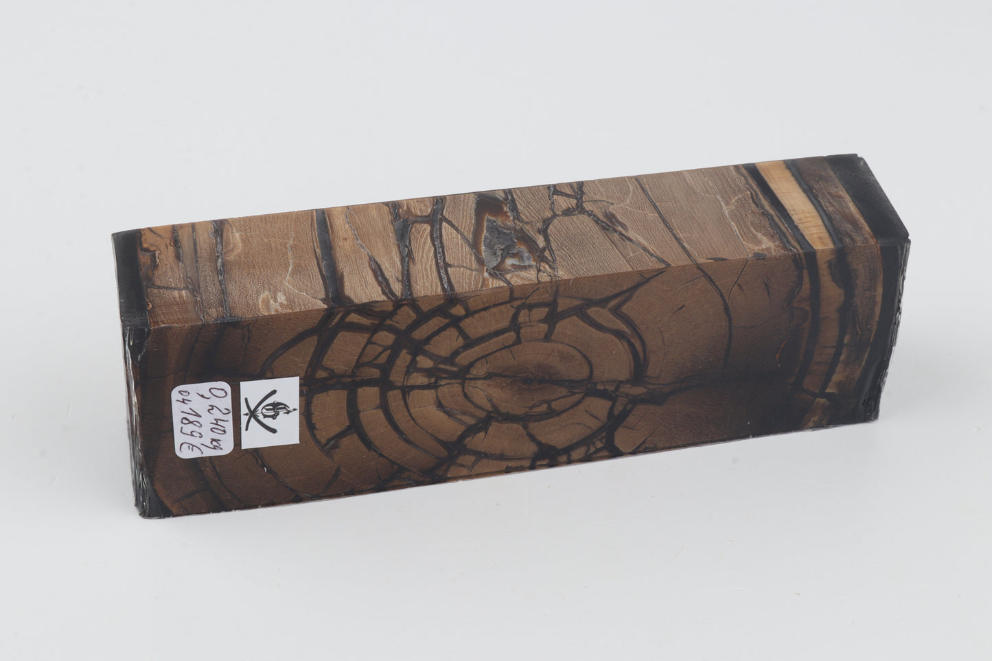 Stabilized mammoth ivory block