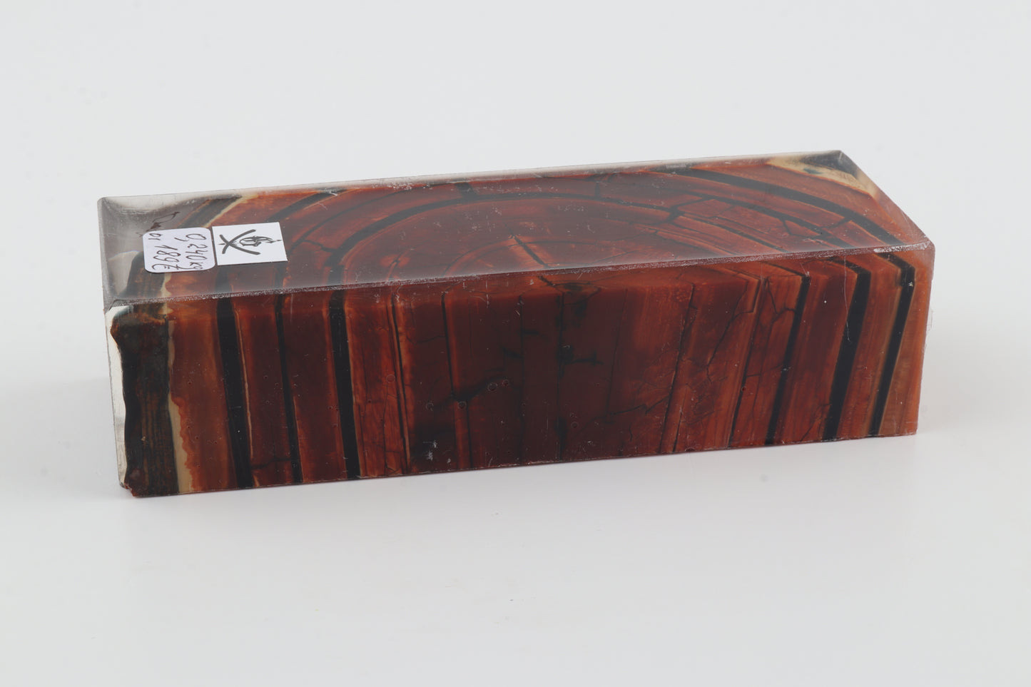 Stabilized mammoth ivory block