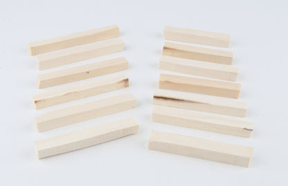 White mammoth ivory segments