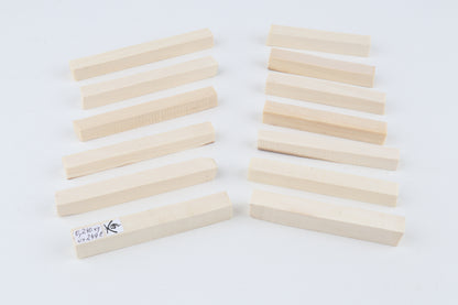 White mammoth ivory segments