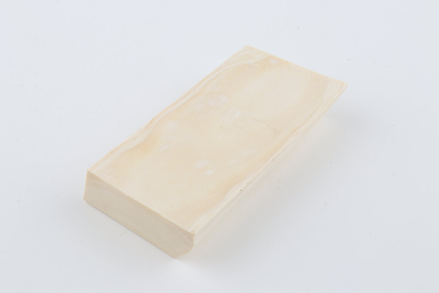 White mammoth ivory segment