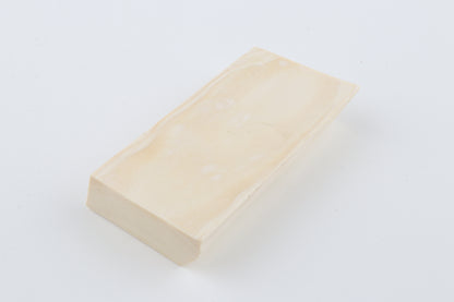 White mammoth ivory segment