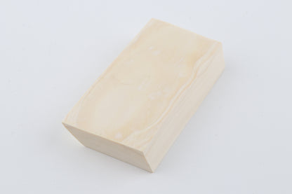 White mammoth ivory segment