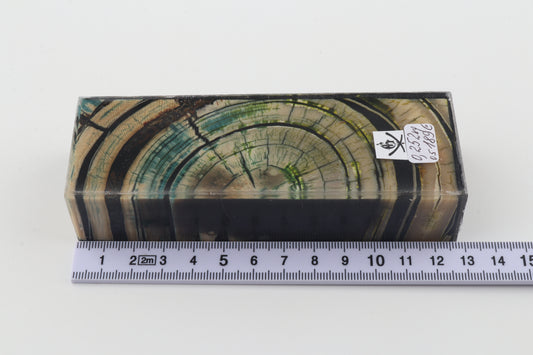 Stabilised mammoth ivory block