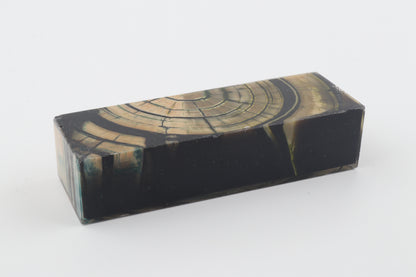 Stabilised mammoth ivory block