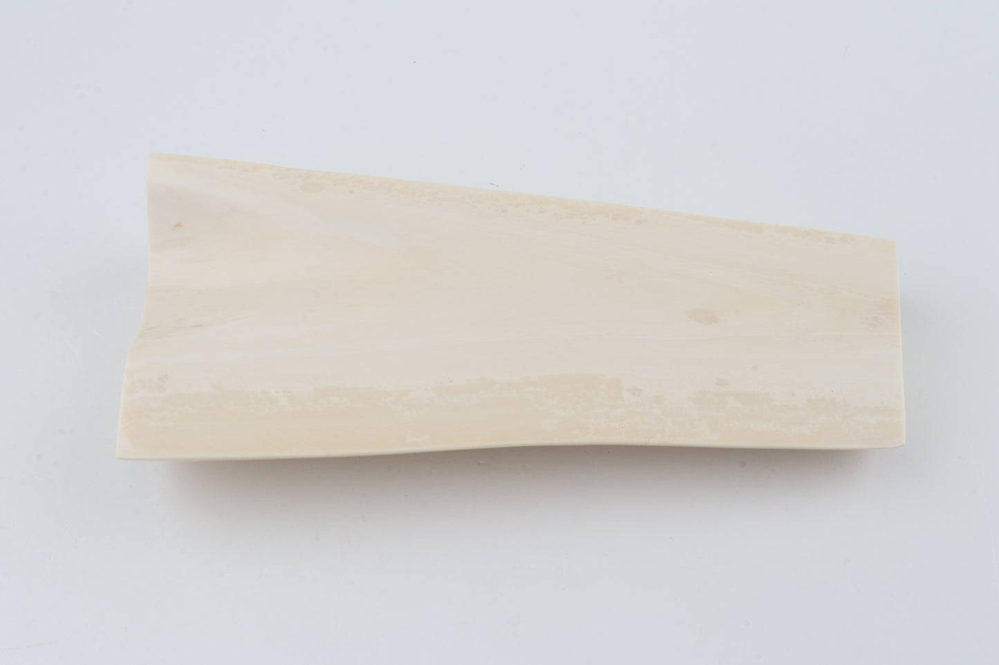 White mammoth ivory segment