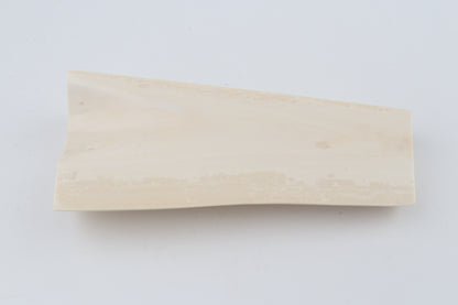 White mammoth ivory segment