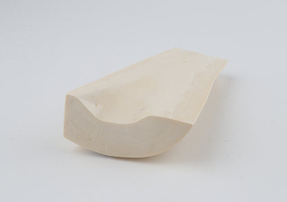 White mammoth ivory segment