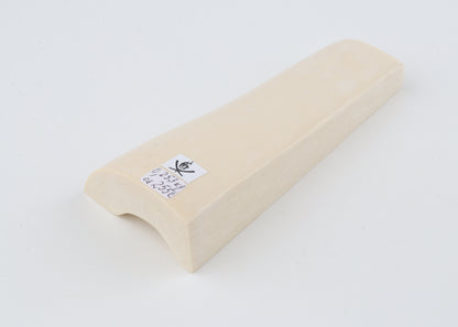 White mammoth ivory segment