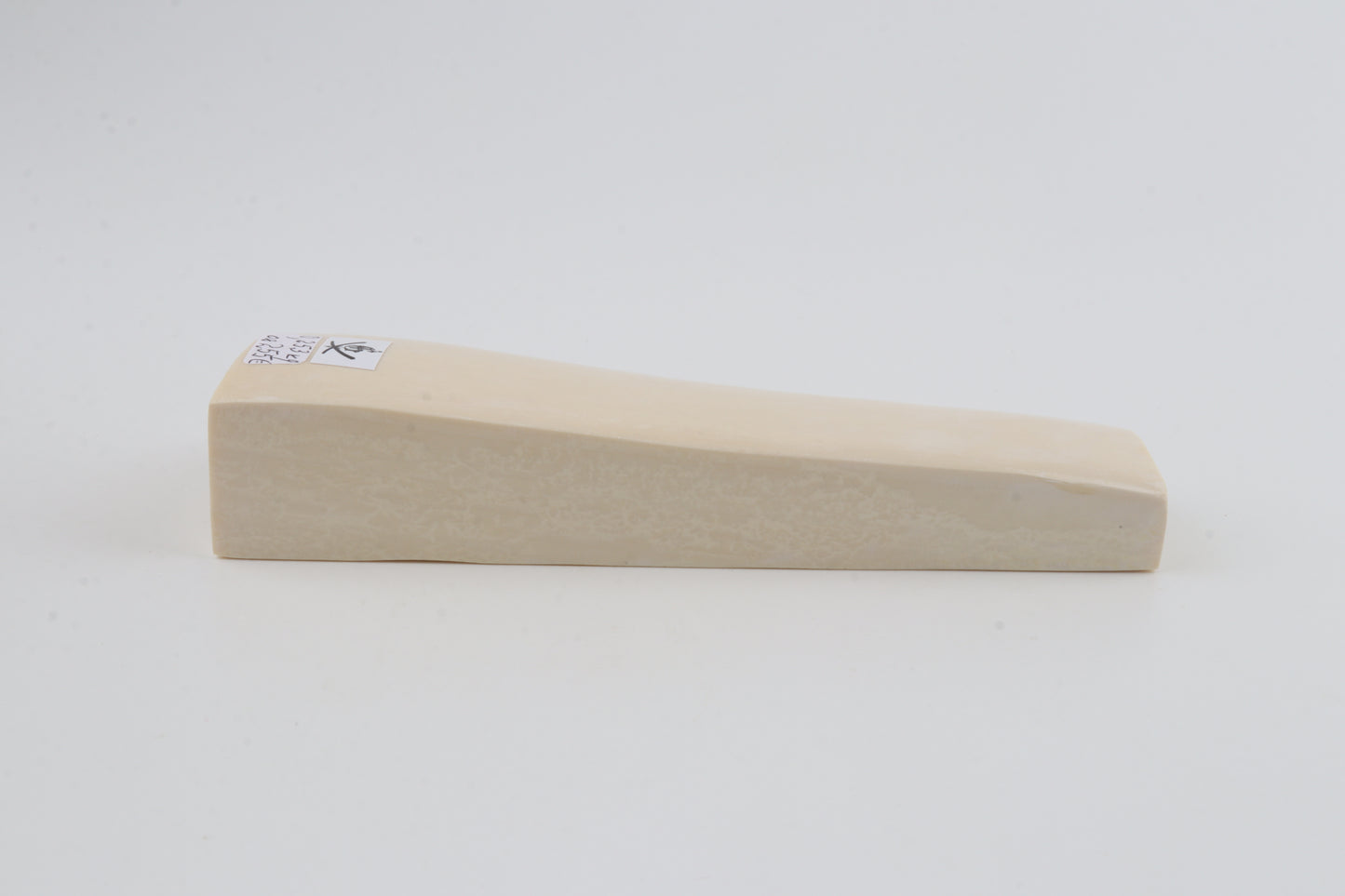 White mammoth ivory segment
