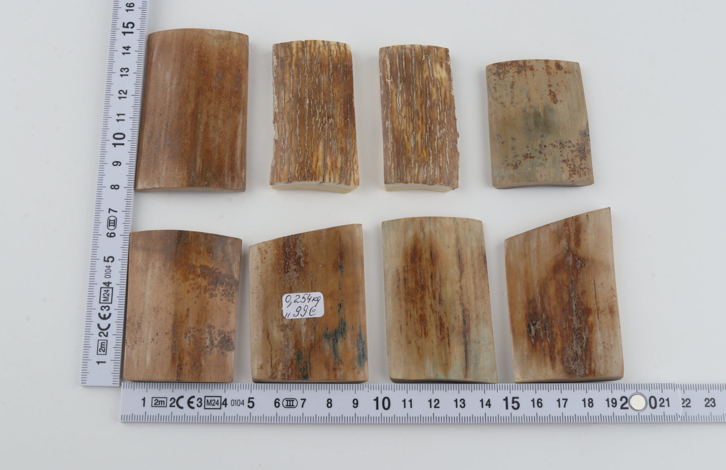 Beige mammoth bark pieces