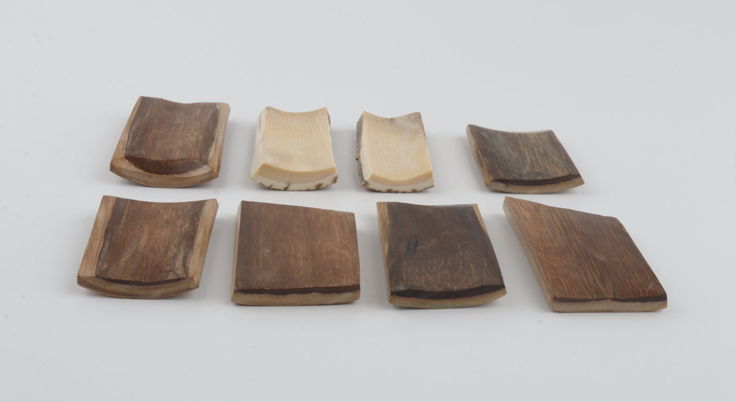 Beige mammoth bark pieces