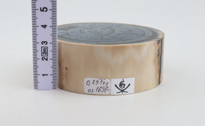 Stabilized mammoth ivory block