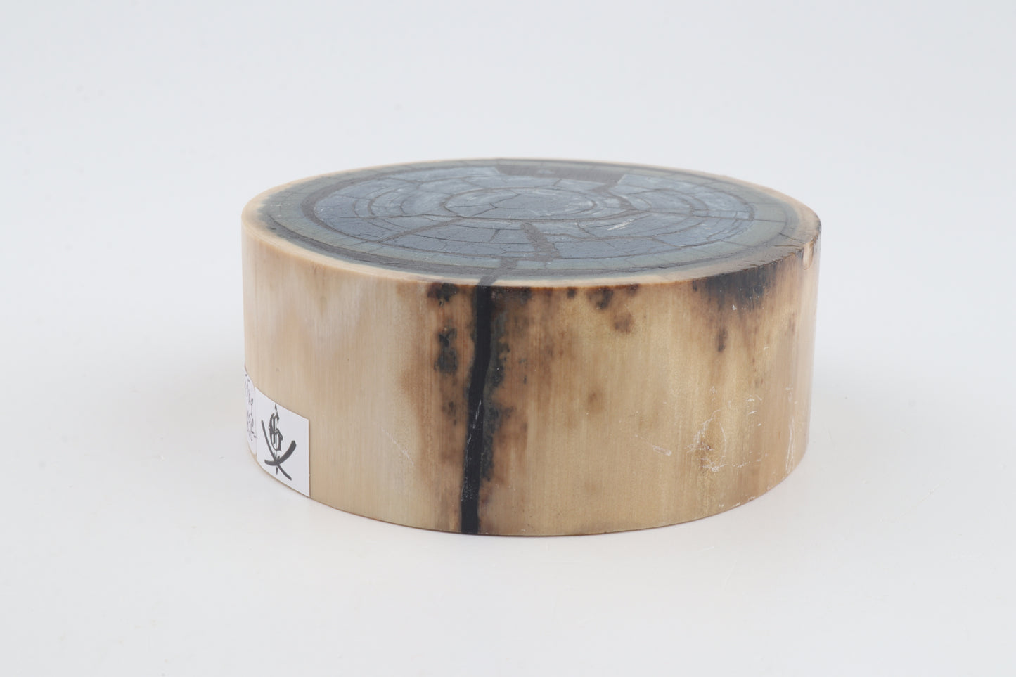 Stabilized mammoth ivory block