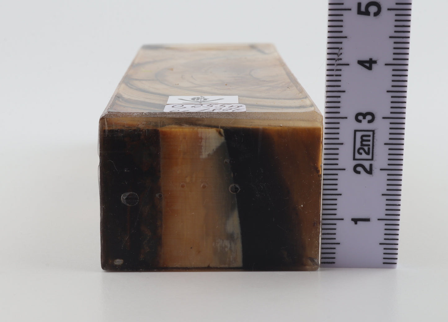 Stabilized mammoth ivory block