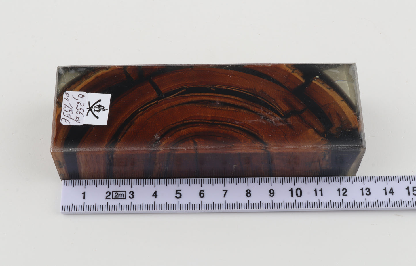 Stabilized mammoth ivory block
