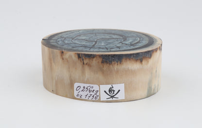 Stabilized mammoth ivory block